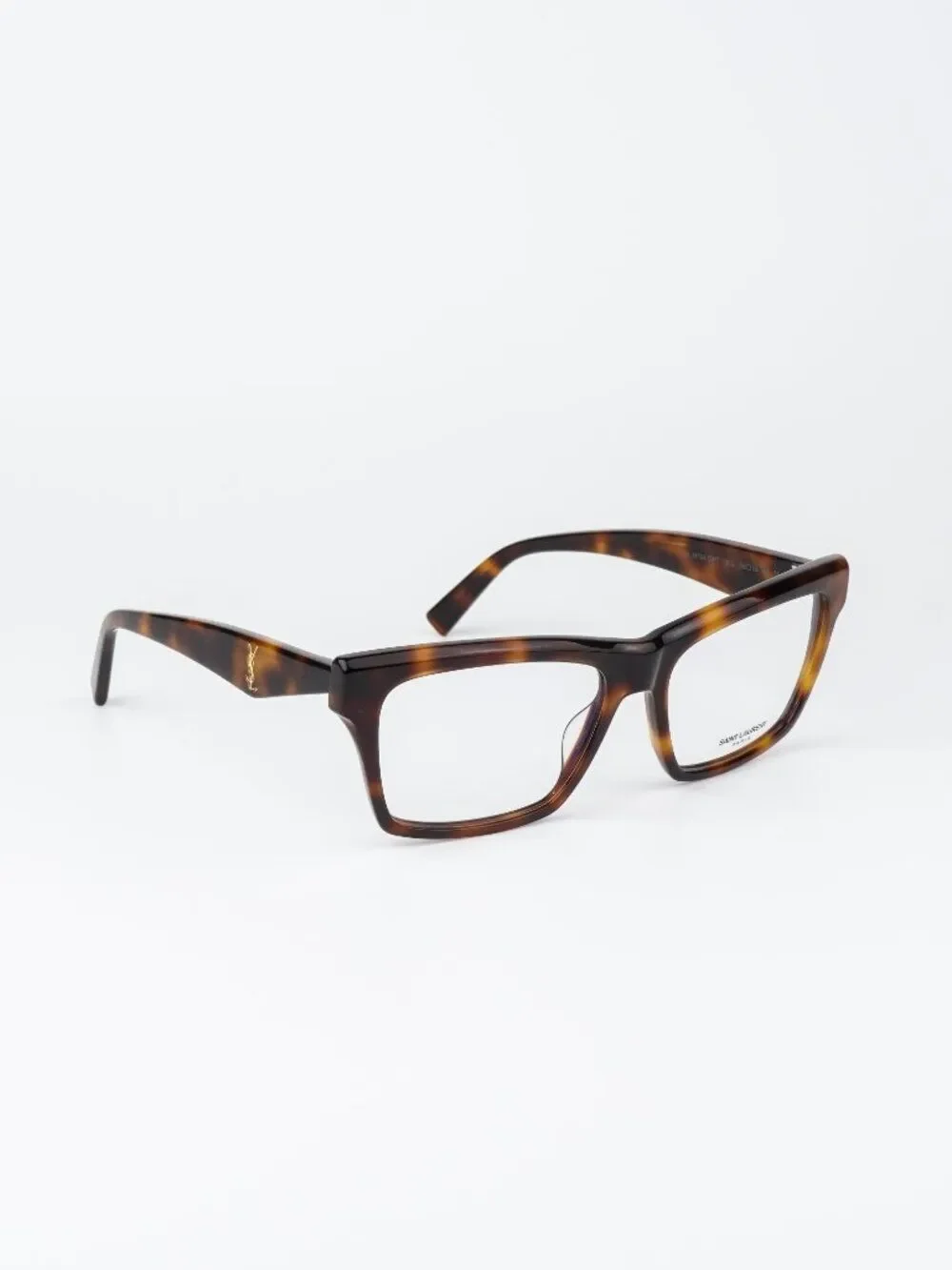 Saint Laurent Women Eyeglasses Havana Rectangular SLM104OPT 003 NEW AUTHENTIC
